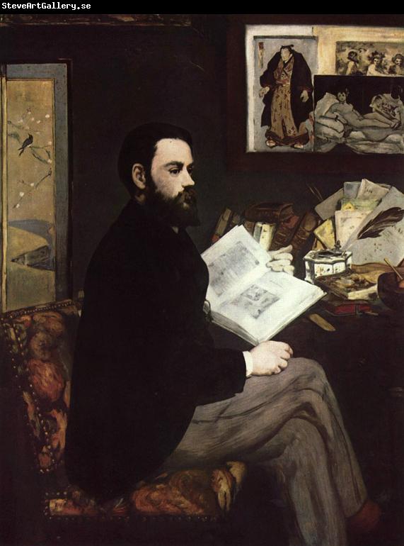 Edouard Manet Portrait of Emile Zola (mk09)